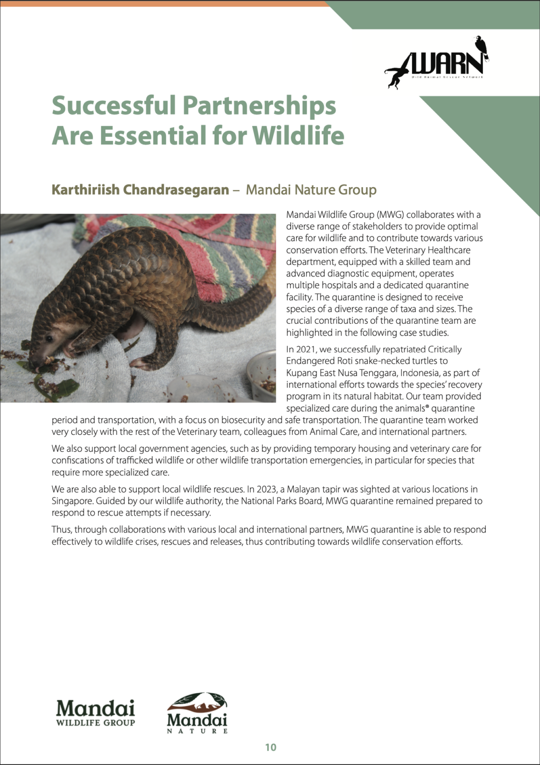 Day 1 of the WARN 2024 conference Wild Animal Rescue Network